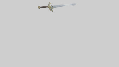 3D model Excalibur Sword model VR / AR / low-poly