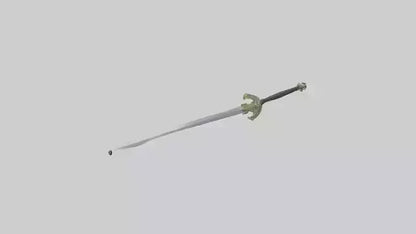 3D model Excalibur Sword model VR / AR / low-poly