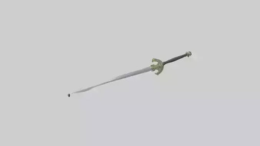 3D model Excalibur Sword model VR / AR / low-poly