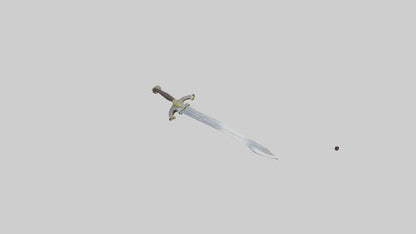 3D model Excalibur Sword model VR / AR / low-poly