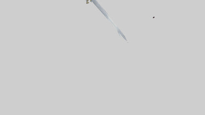 3D model Excalibur Sword model VR / AR / low-poly