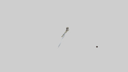 3D model Excalibur Sword model VR / AR / low-poly
