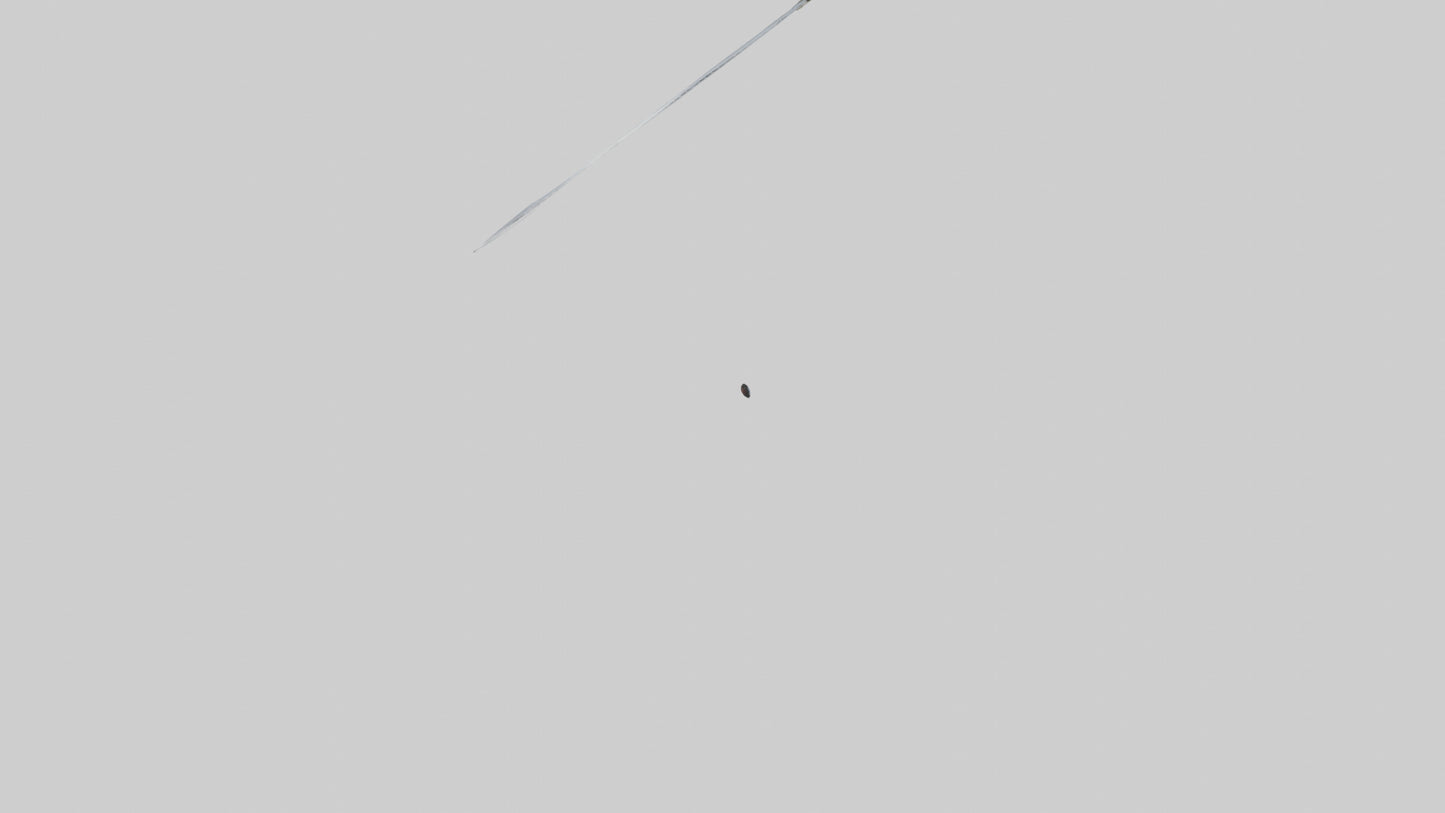 3D model Excalibur Sword model VR / AR / low-poly