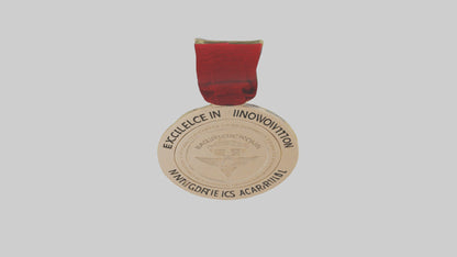3D model Excellence in Innovation Medal model VR / AR / low-poly