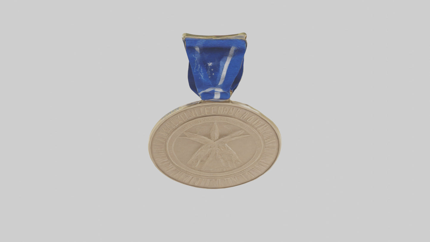 3D model Excellence in Innovation Medal model VR / AR / low-poly