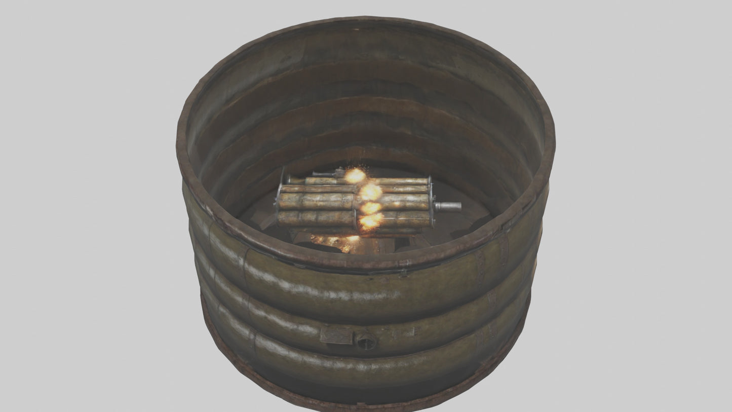 Explosive Barrel model 3D model