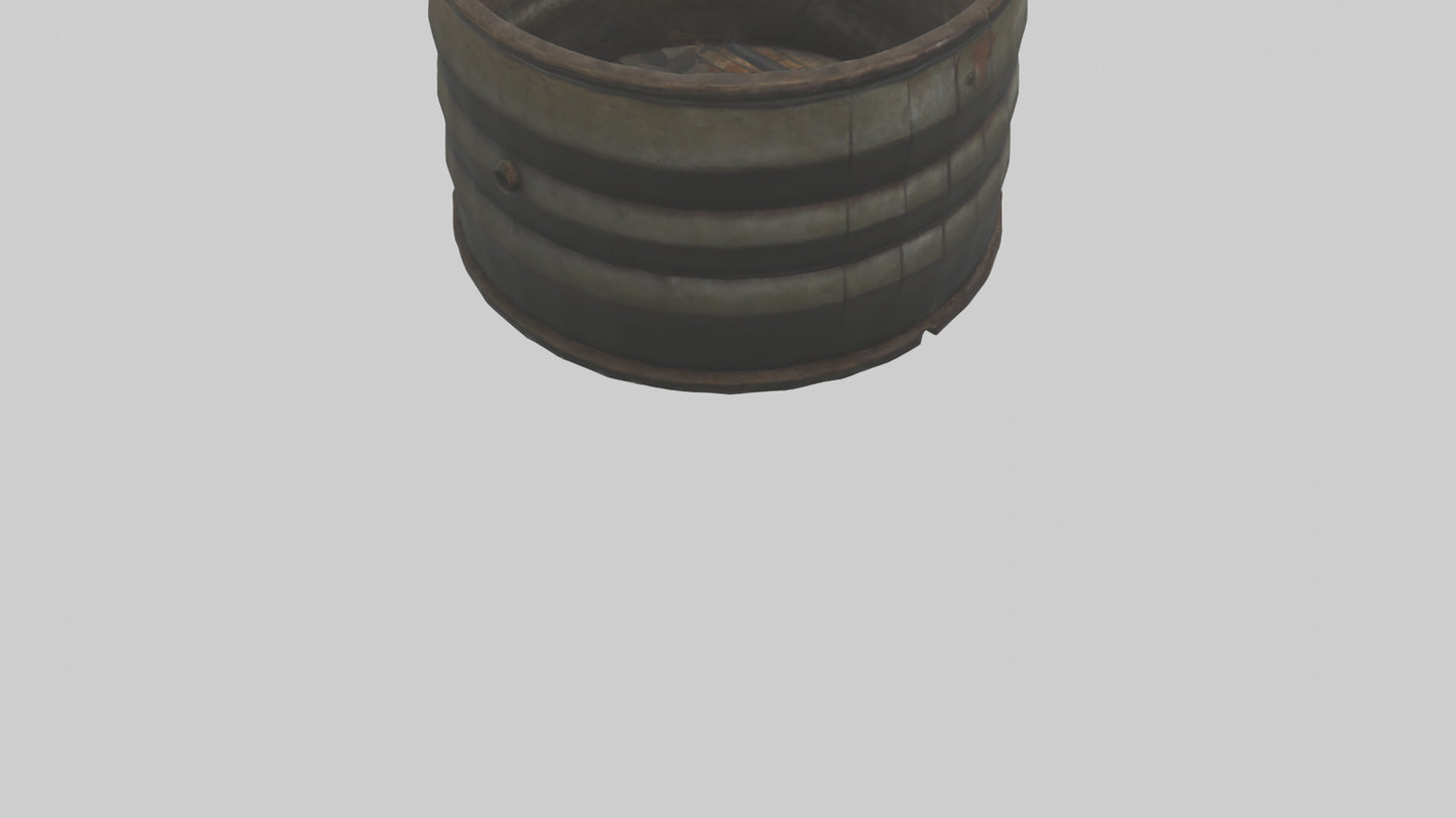 Explosive Barrel model 3D model