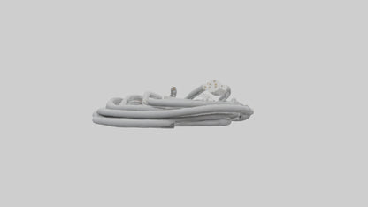 Extension cord model 3D model