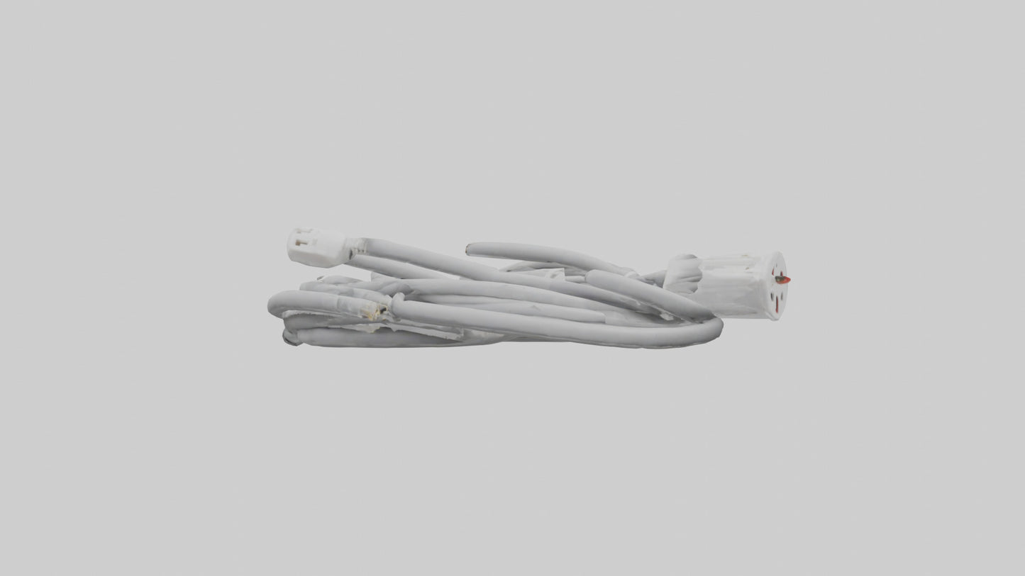 Extension cord model 3D model