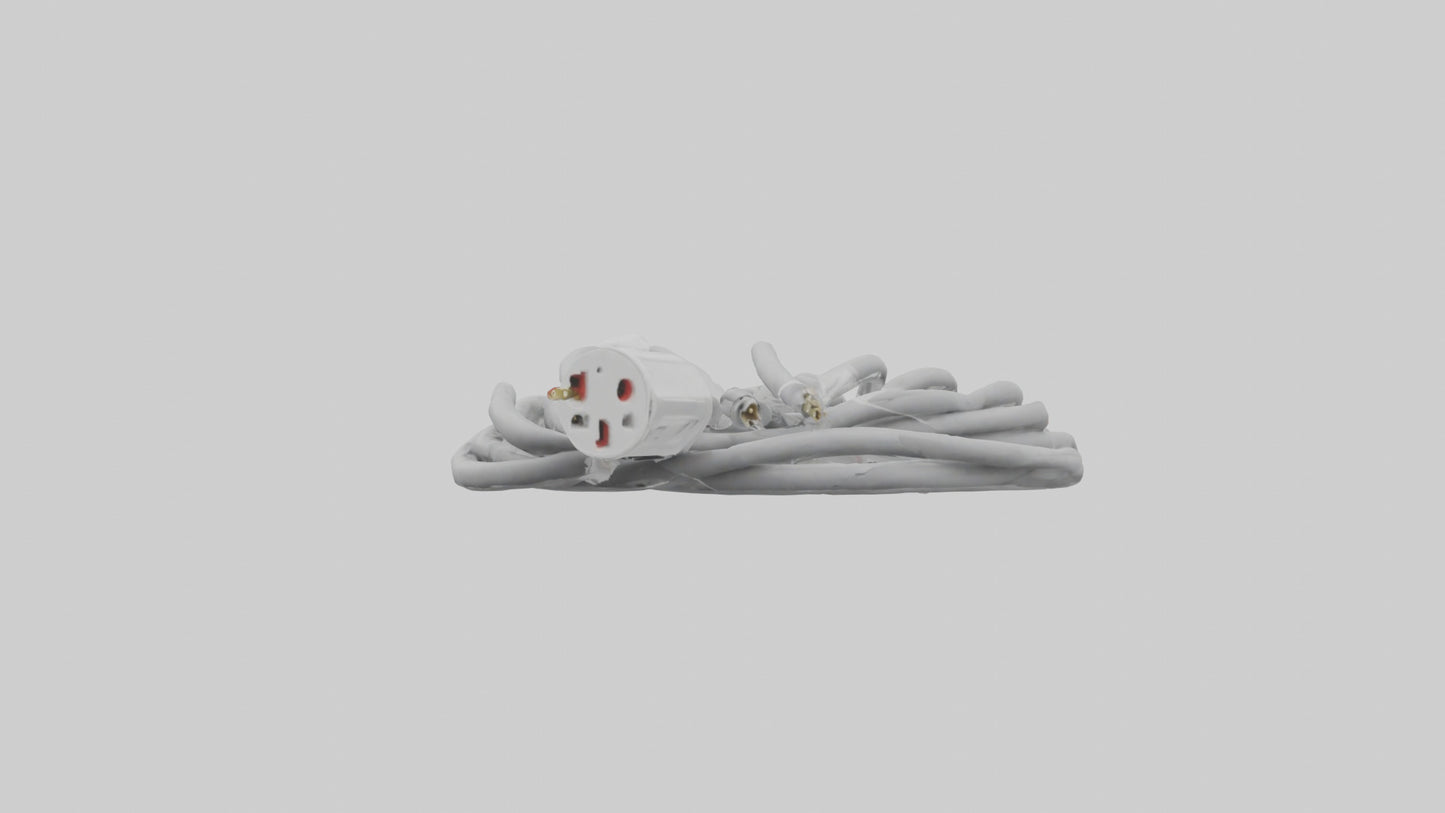 Extension cord model 3D model