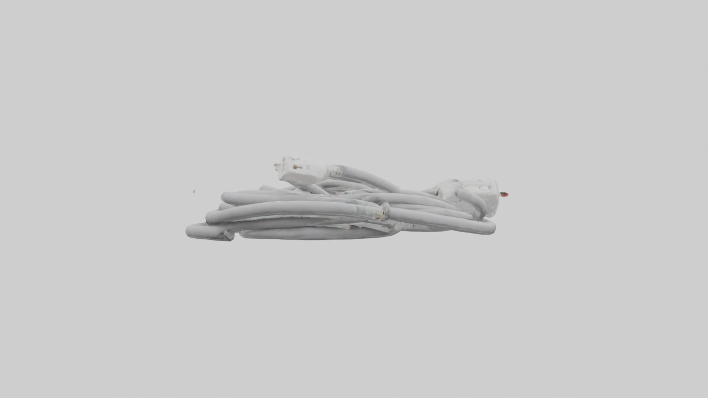 Extension cord model 3D model