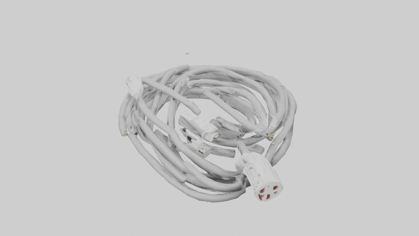 Extension cord model 3D model