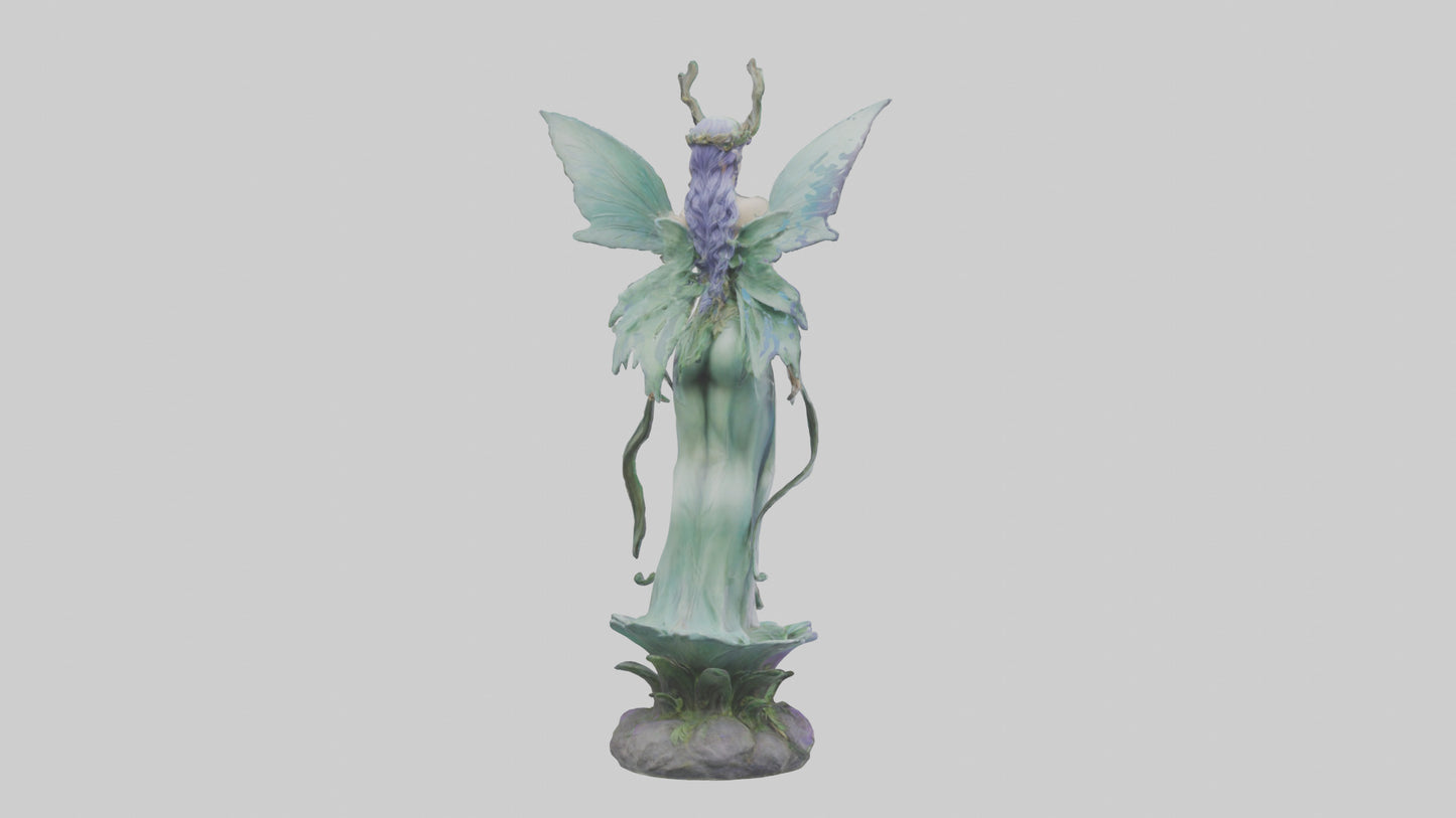 Fae Queen statue model 3D model