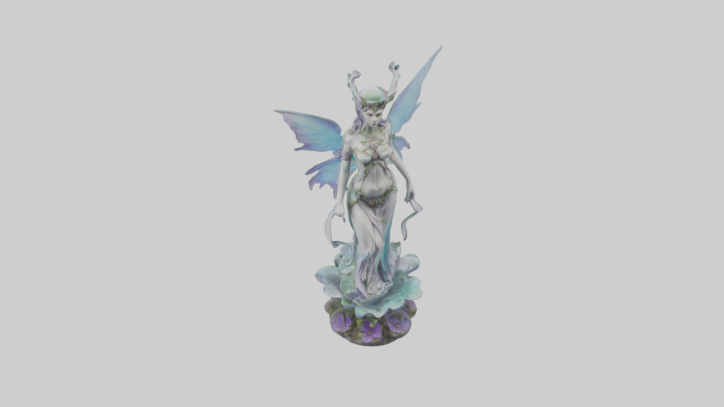 Fae Queen statue model 3D model