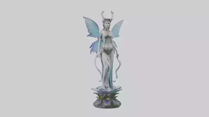 Fae Queen statue model 3D model
