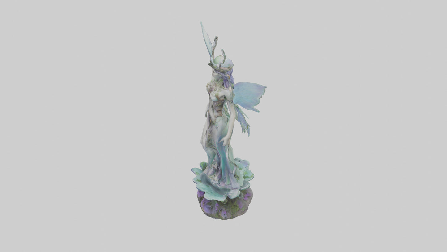 Fae Queen statue model 3D model