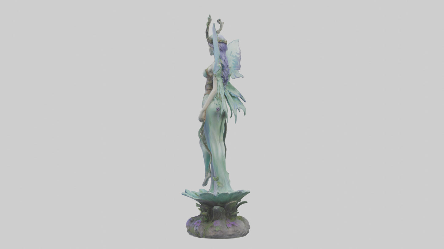 Fae Queen statue model 3D model