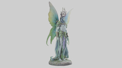 Faerie King statue model VR / AR / low-poly