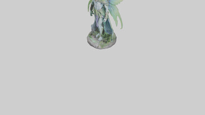 Faerie King statue model VR / AR / low-poly