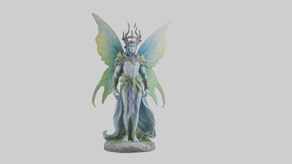 Faerie King statue model VR / AR / low-poly