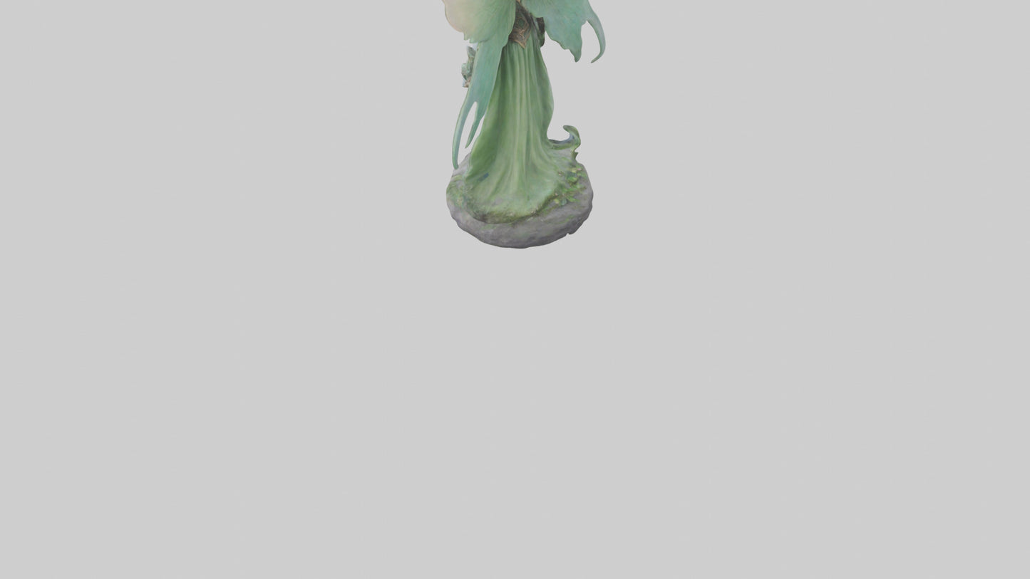 Faerie King statue model VR / AR / low-poly