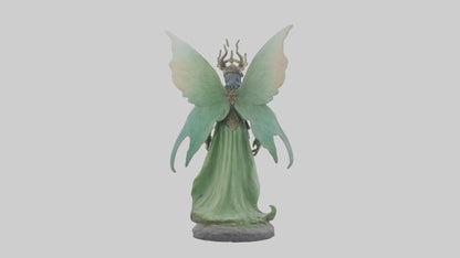Faerie King statue model VR / AR / low-poly