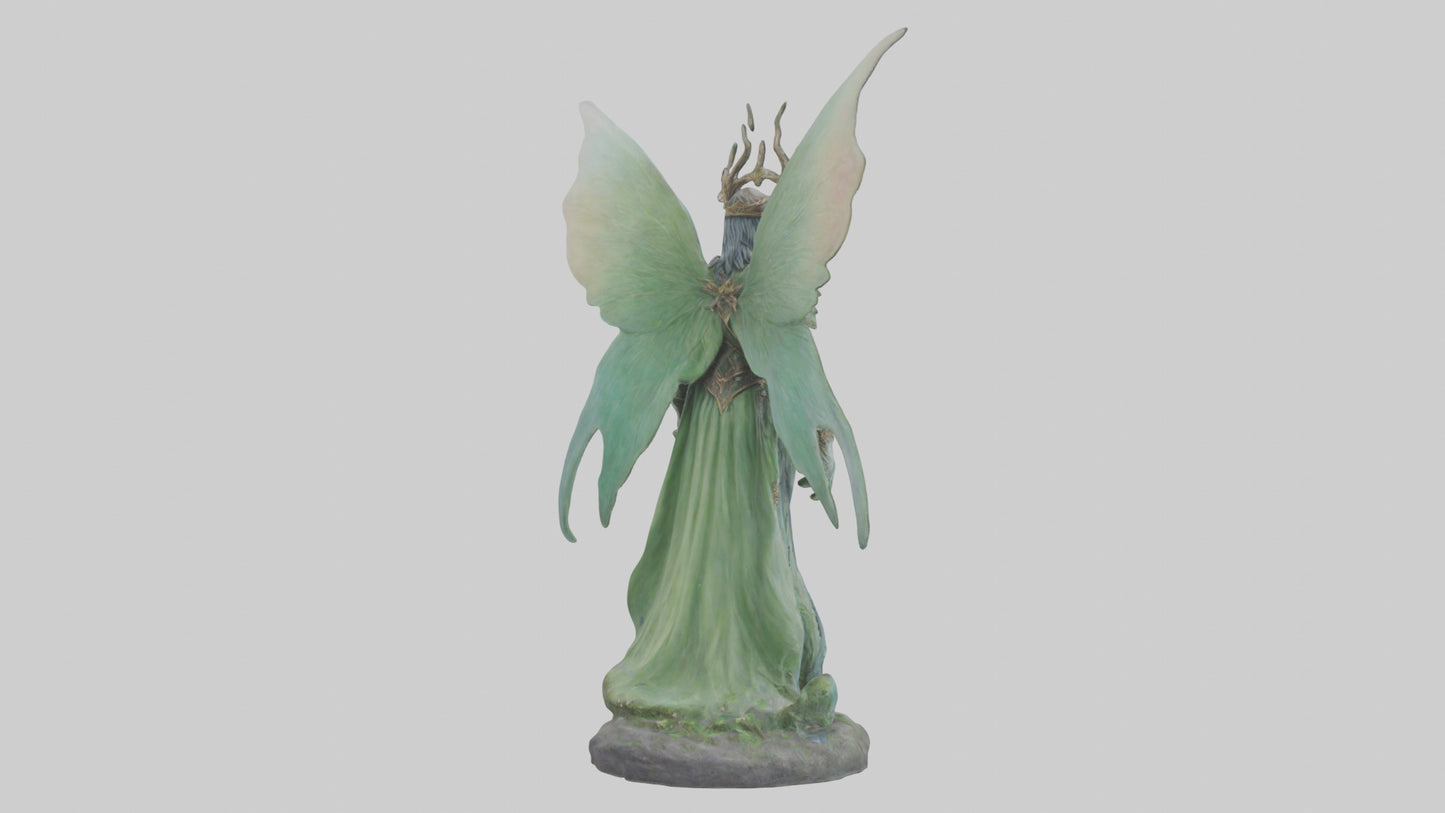 Faerie King statue model VR / AR / low-poly