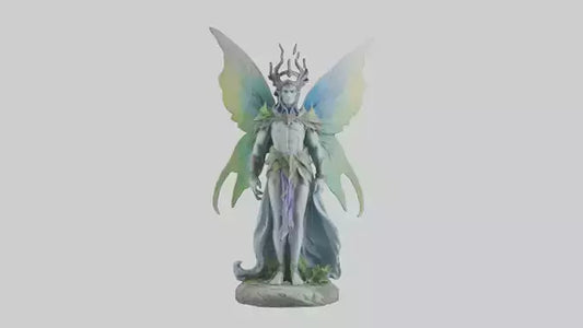 Faerie King statue model VR / AR / low-poly
