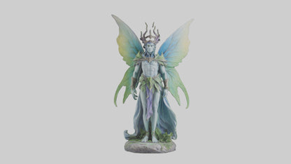 Faerie King statue model VR / AR / low-poly