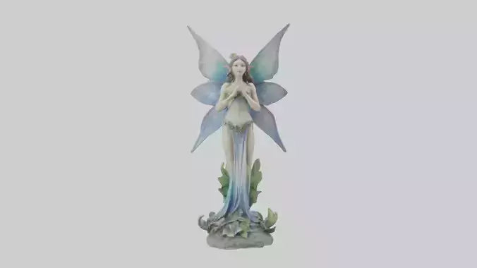 Faerie Princess statue model VR / AR / low-poly