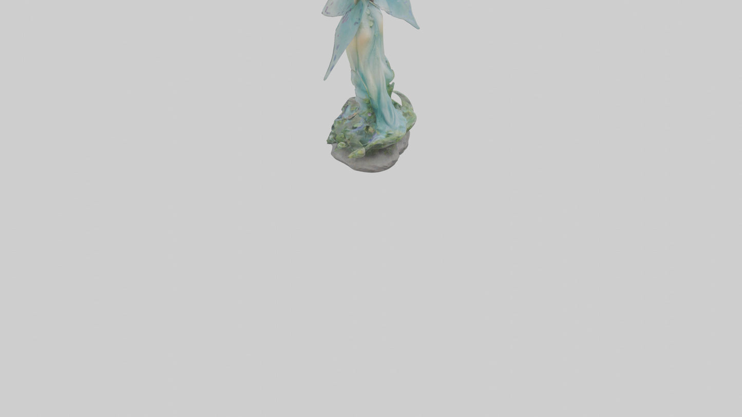Faerie Princess statue model VR / AR / low-poly