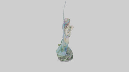 Faerie Princess statue model VR / AR / low-poly