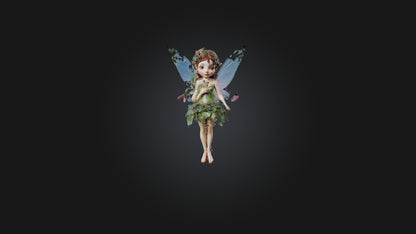 3D model Fairy VR / AR / low-poly