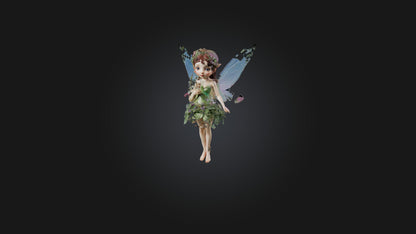 3D model Fairy VR / AR / low-poly
