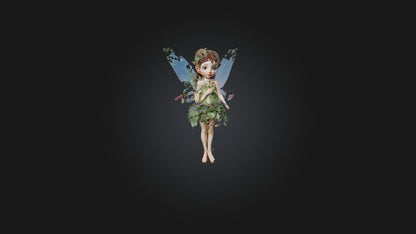 3D model Fairy VR / AR / low-poly