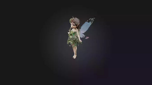 3D model Fairy VR / AR / low-poly