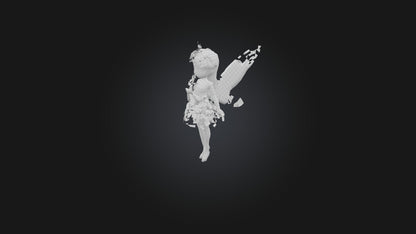 3D model Fairy VR / AR / low-poly