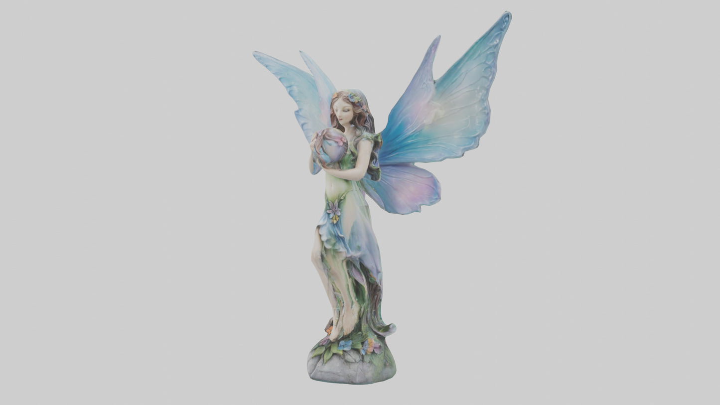 Fairy Enchantment statue model VR / AR / low-poly