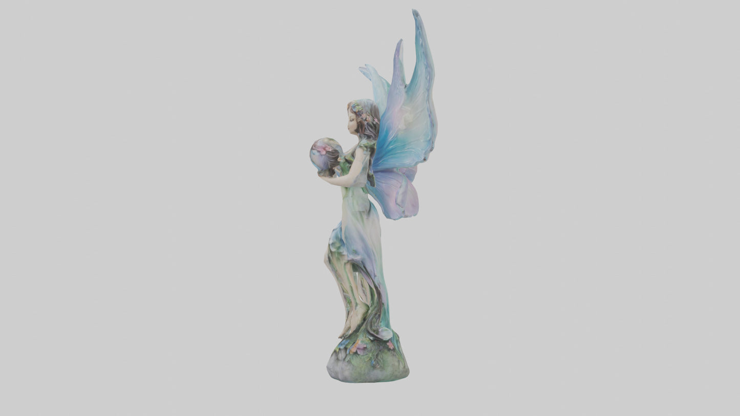 Fairy Enchantment statue model VR / AR / low-poly