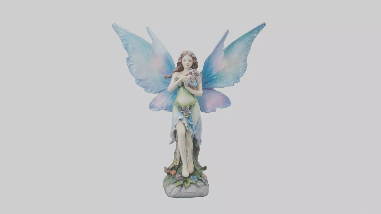 Fairy Enchantment statue model VR / AR / low-poly