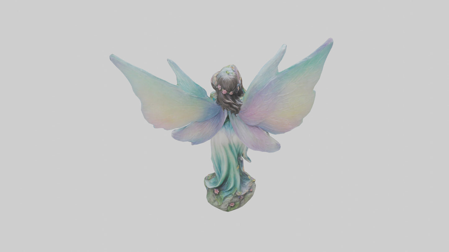 Fairy Enchantment statue model VR / AR / low-poly
