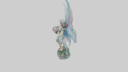 Fairy Enchantment statue model VR / AR / low-poly