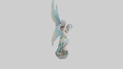 Fairy Enchantment statue model VR / AR / low-poly