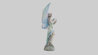 Fairy Enchantment statue model VR / AR / low-poly