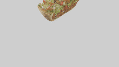 Falafel gyro model VR / AR / low-poly