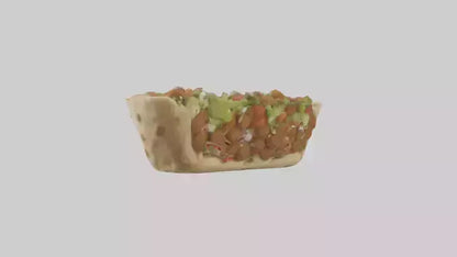 Falafel gyro model VR / AR / low-poly