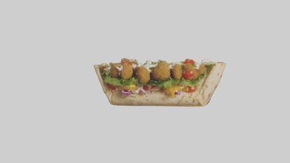 Falafel gyro model VR / AR / low-poly