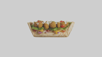 Falafel gyro model VR / AR / low-poly