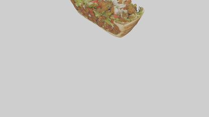 Falafel gyro model VR / AR / low-poly