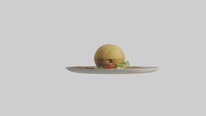 3D model Falafel model VR / AR / low-poly